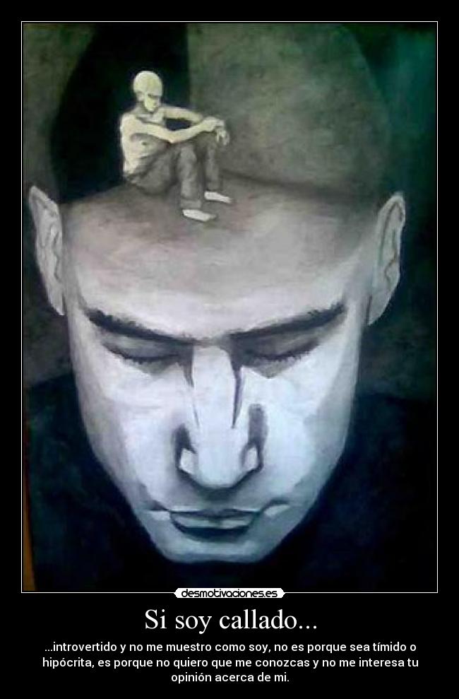 carteles introvertido muestro como soy porque sea timido hipocrita porque quiero que conozcas opinion desmotivaciones