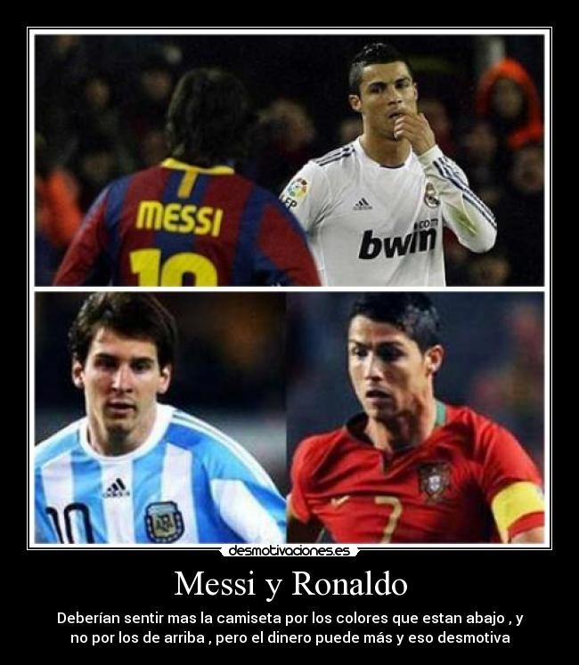 Messi y Ronaldo -