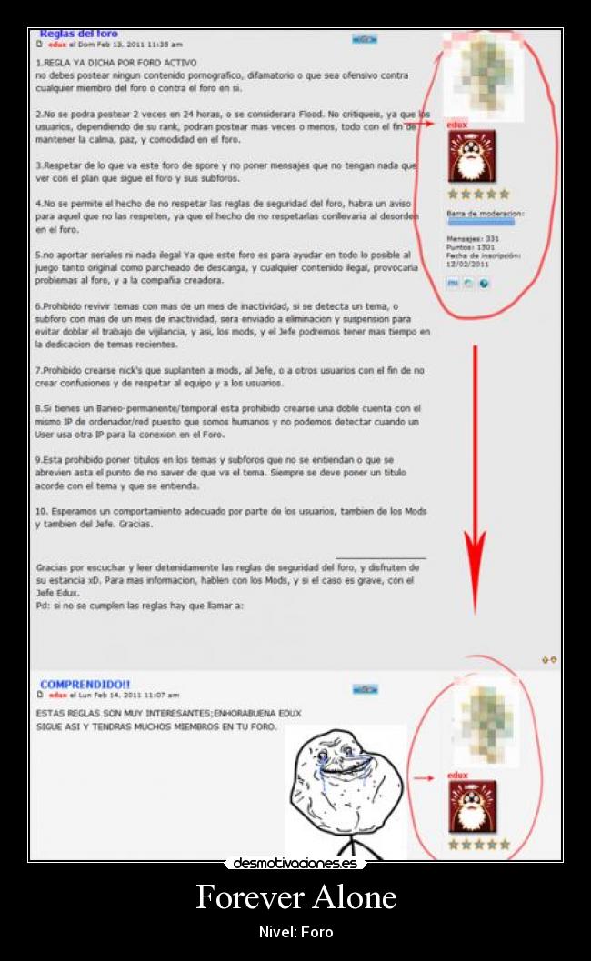 Forever Alone - Nivel: Foro