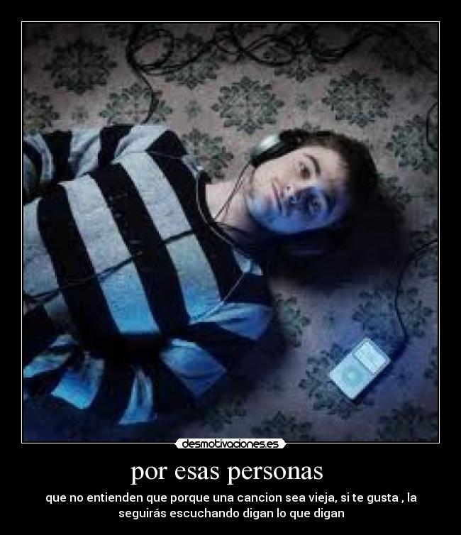 por esas personas  - 