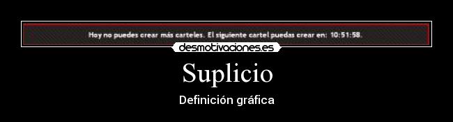 Suplicio -