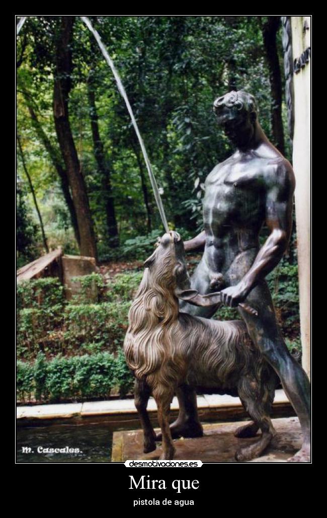 Mira que - pistola de agua