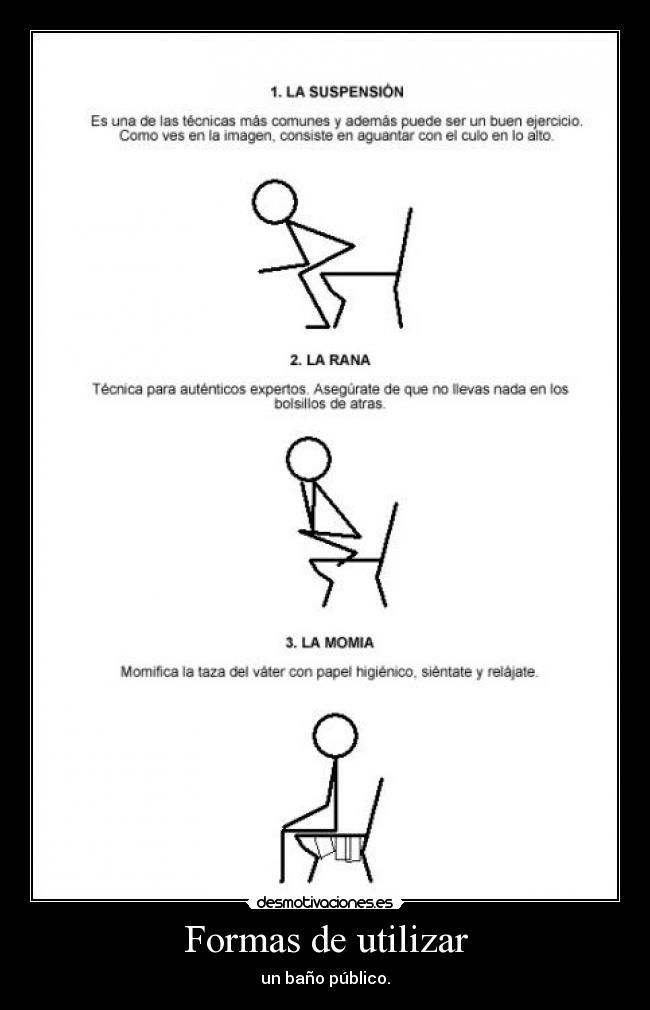 Formas de utilizar - 