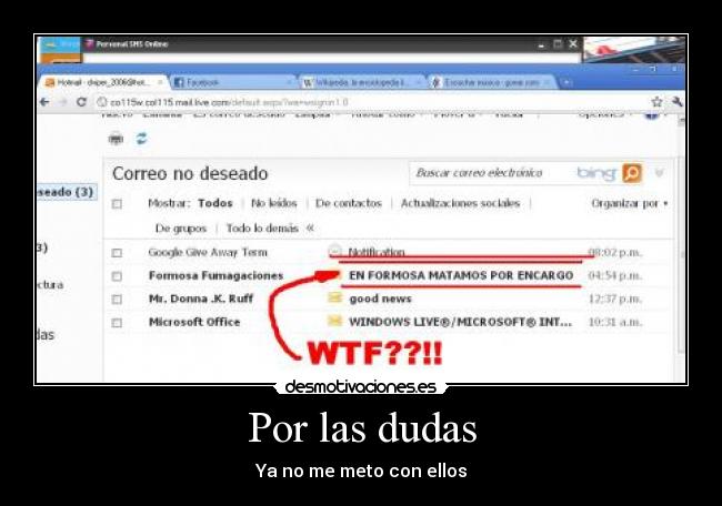 Por las dudas - Ya no me meto con ellos