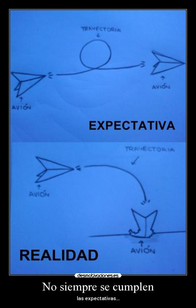 No siempre se cumplen -