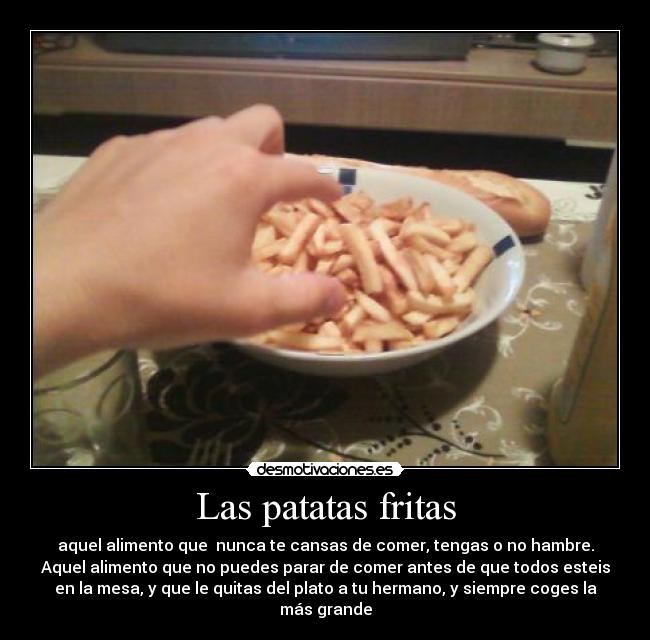 Las patatas fritas - 