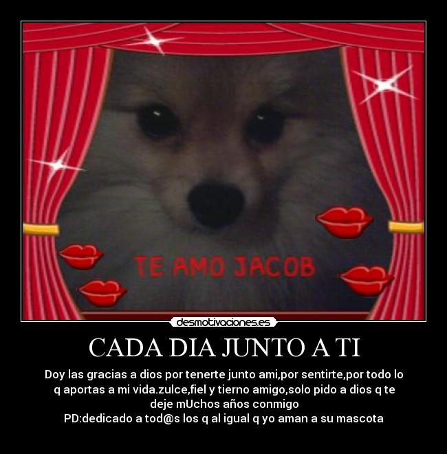 CADA DIA JUNTO A TI -