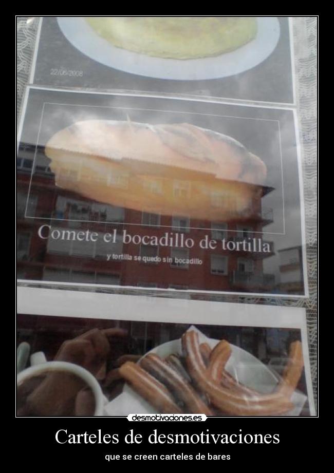 Carteles de desmotivaciones - que se creen carteles de bares
