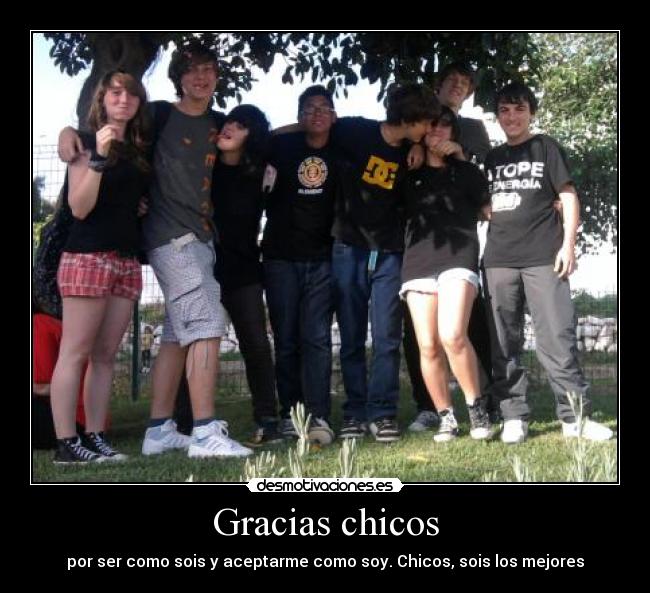 Gracias chicos -