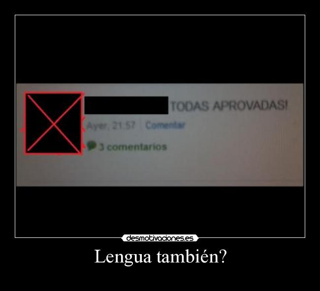 Lengua también? -