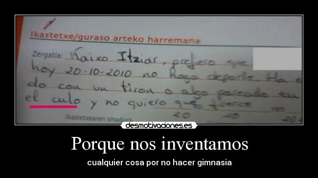 carteles porque nos inventamos desmotivaciones