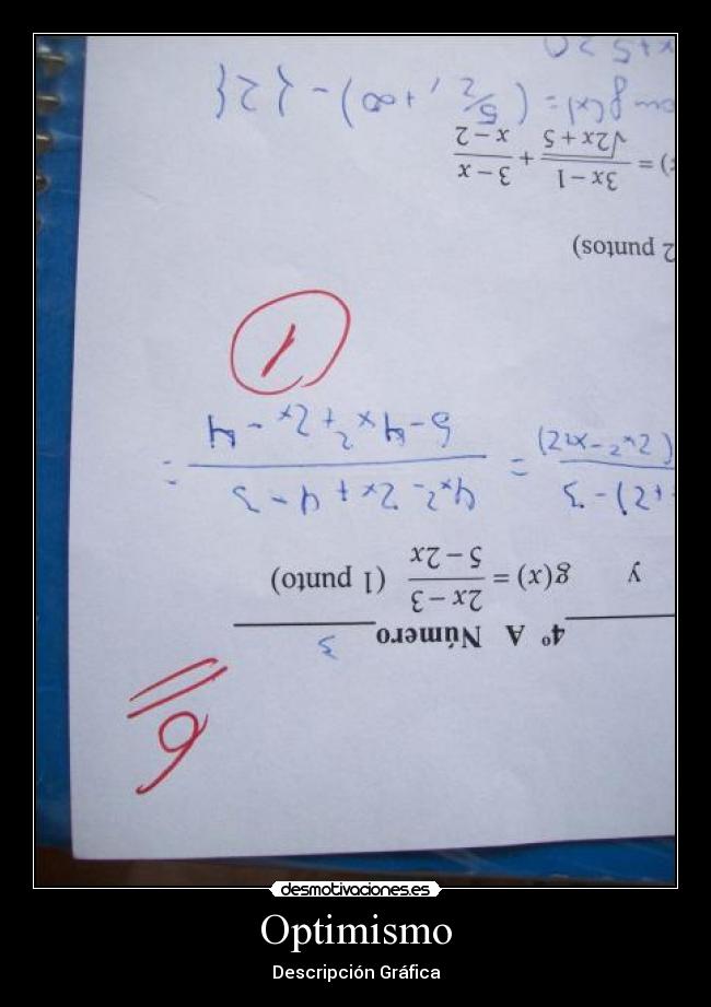 Optimismo - Descripción Gráfica