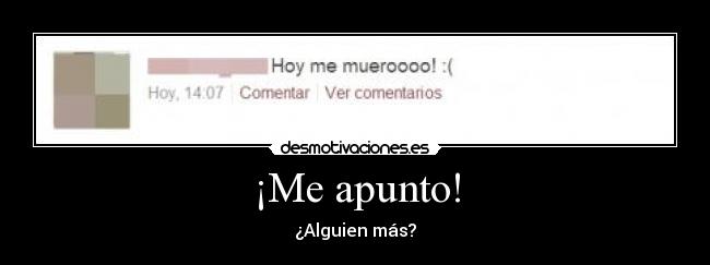 ¡Me apunto! - ¿Alguien más?