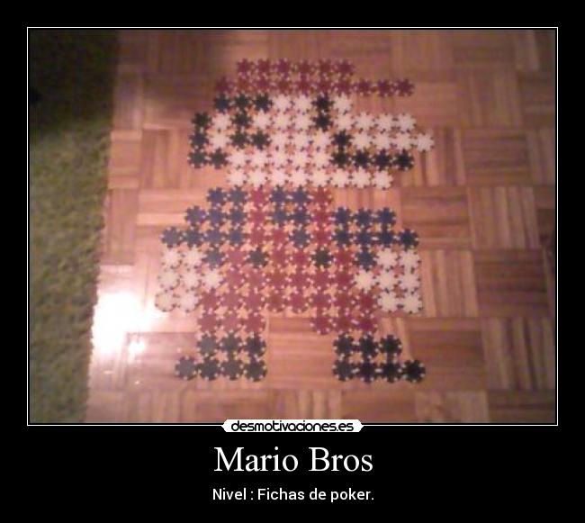 Mario Bros - Nivel : Fichas de poker.