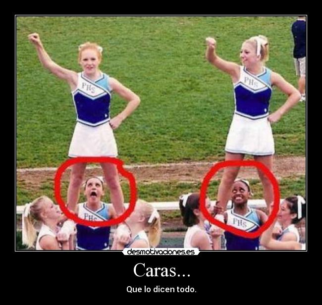 Caras... - Que lo dicen todo.