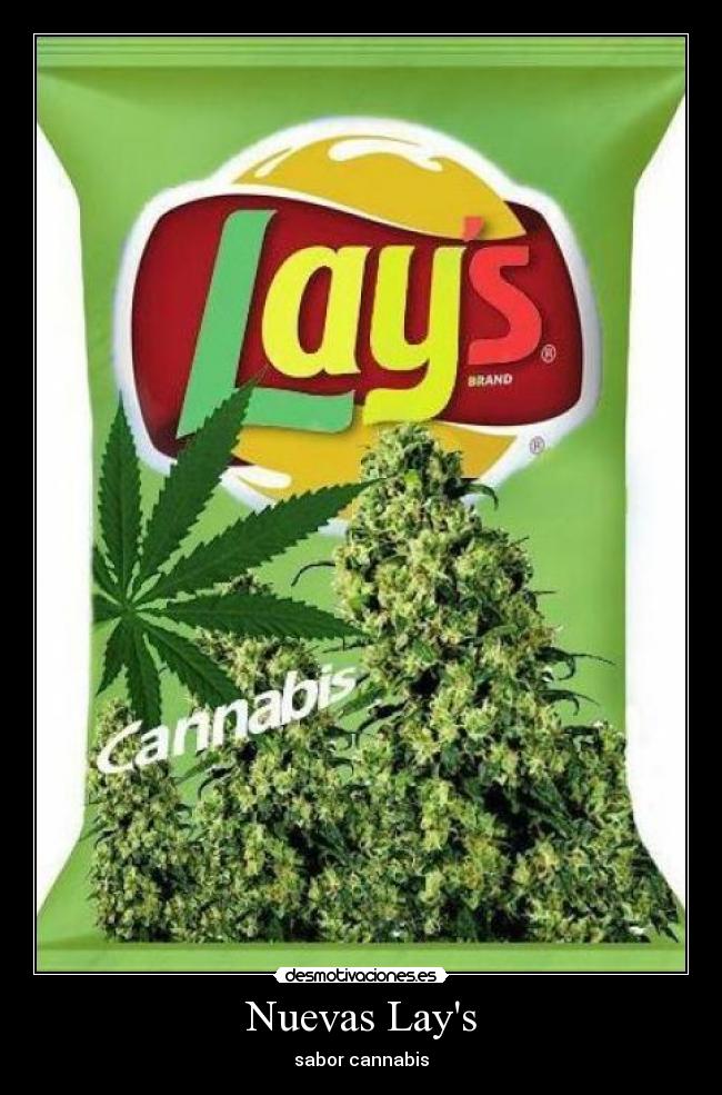 Nuevas Lays - sabor cannabis