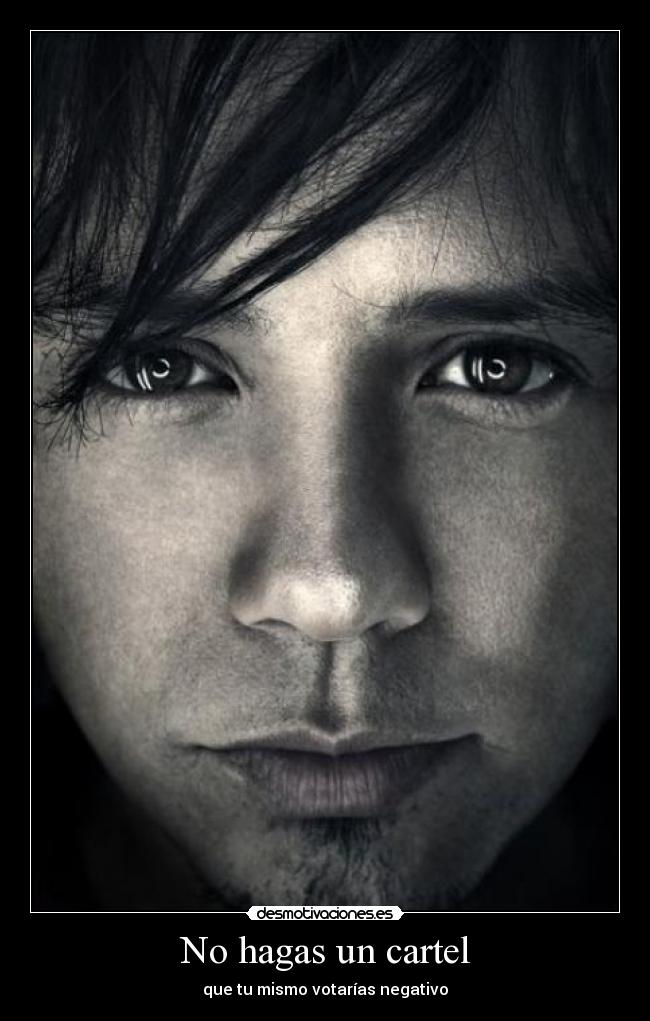 No hagas un cartel -