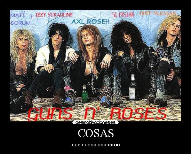 COSAS - que nunca acabaran