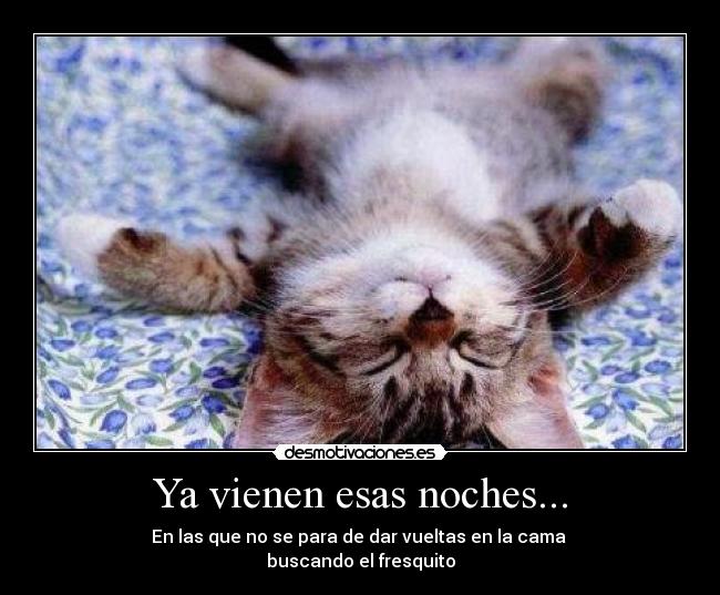Ya vienen esas noches... - 