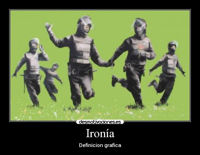 Ironía - Definicion grafica