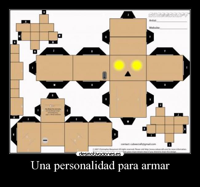 Una personalidad para armar -