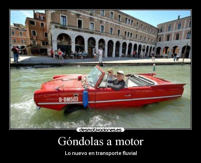 Góndolas a motor - Lo nuevo en transporte fluvial