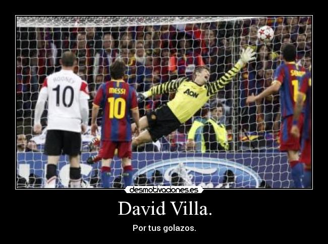 David Villa. -
