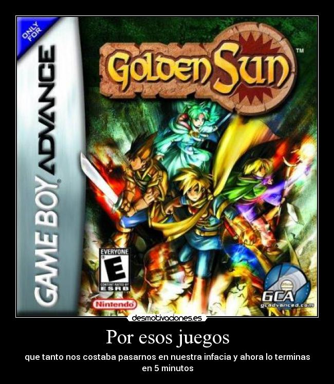 Por esos juegos -