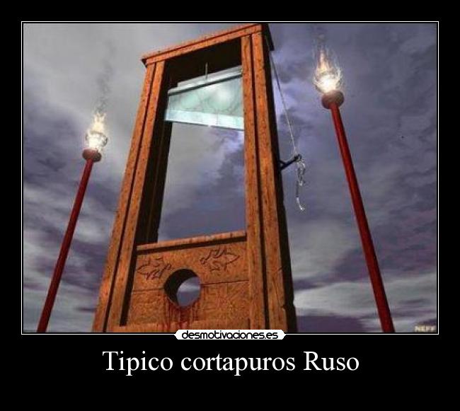 Tipico cortapuros Ruso -