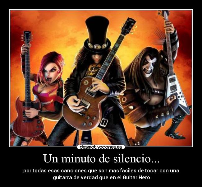 Un minuto de silencio... - 