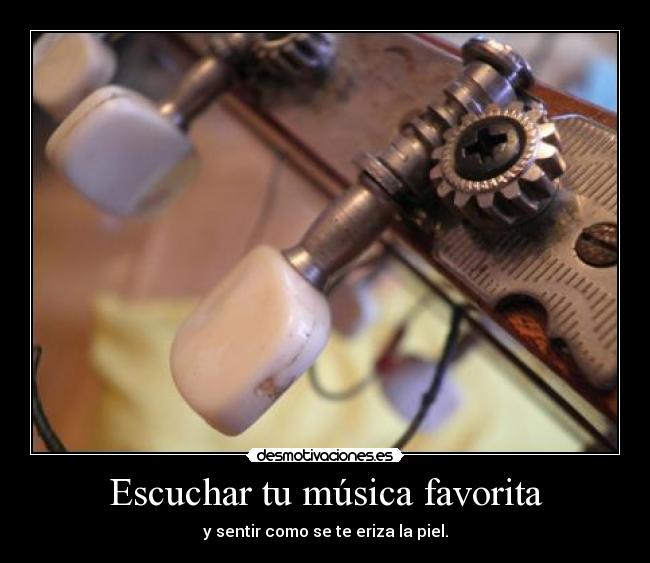 Escuchar tu música favorita -