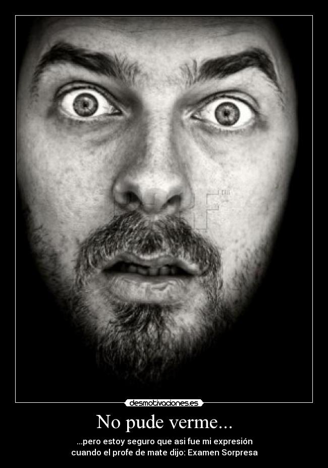 No pude verme... - 