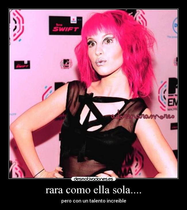 rara como ella sola.... - 