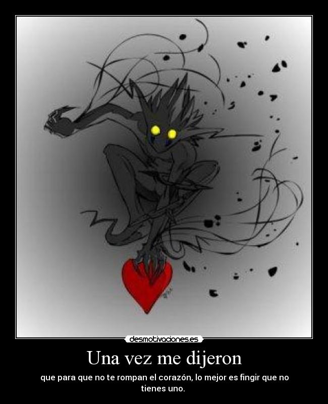 Una vez me dijeron -