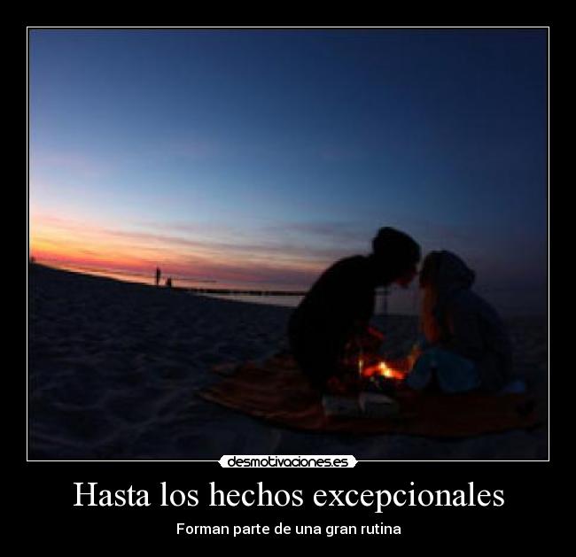 Hasta los hechos excepcionales - 