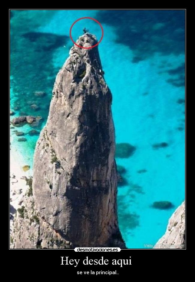 Hey desde aqui - se ve la principal..