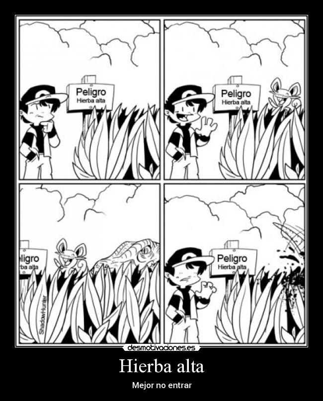 Hierba alta - Mejor no entrar