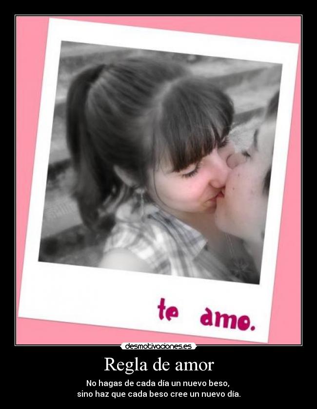 Regla de amor -