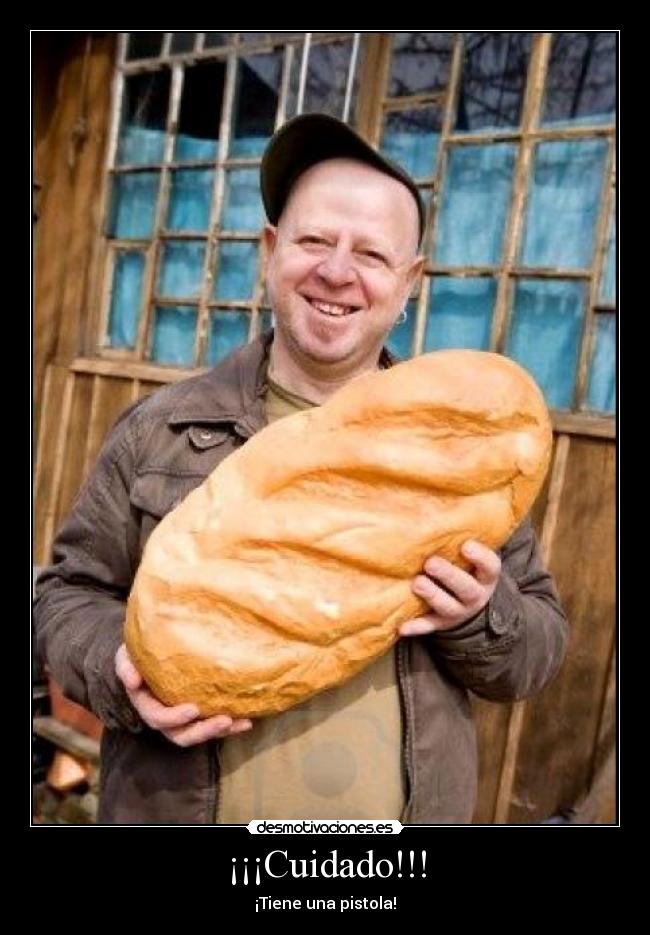 ¡¡¡Cuidado!!! - ¡Tiene una pistola!