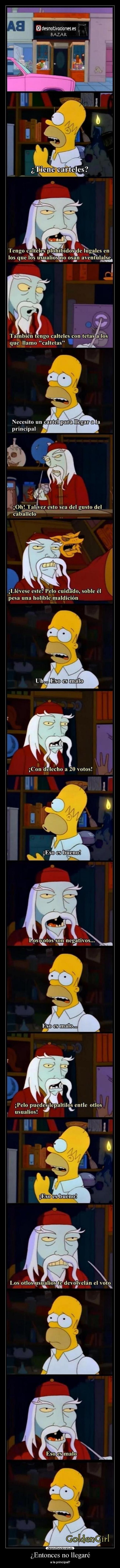 carteles llegar principal homer principal yogulado desmotivaciones