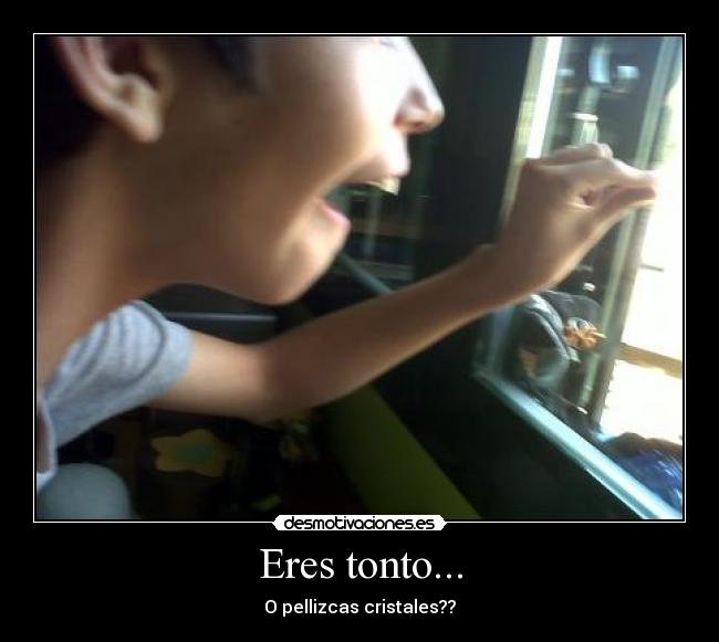Eres tonto... - 