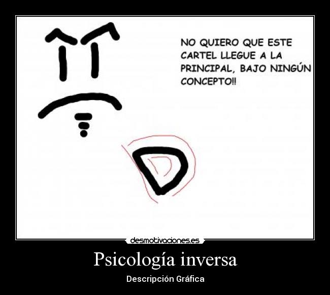 Psicología inversa - 