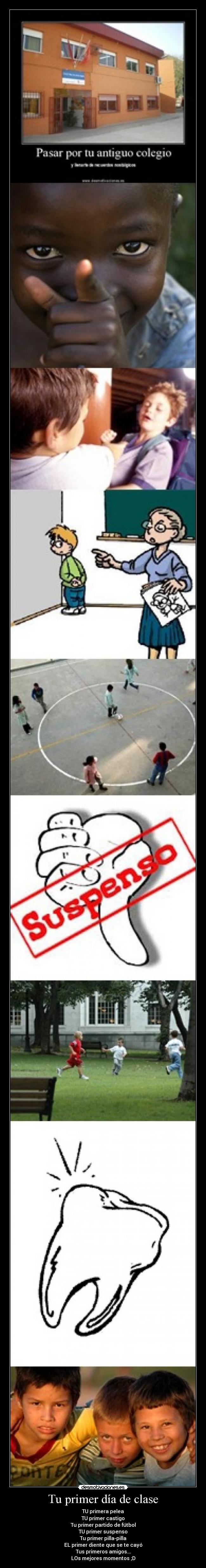 carteles primer dia desmotivaciones