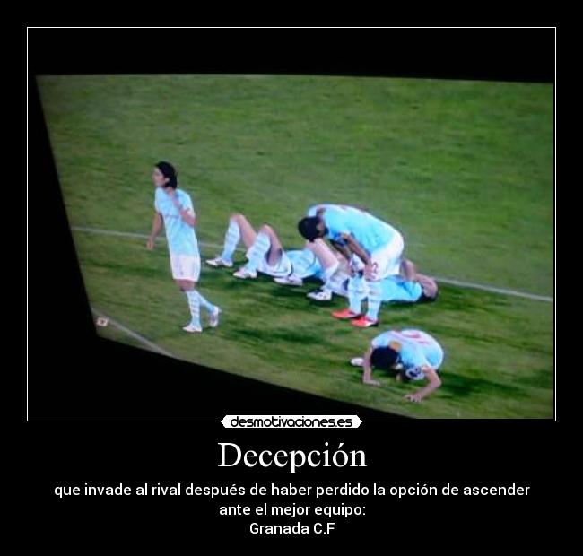 Decepción -