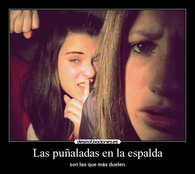 Las puñaladas en la espalda - 