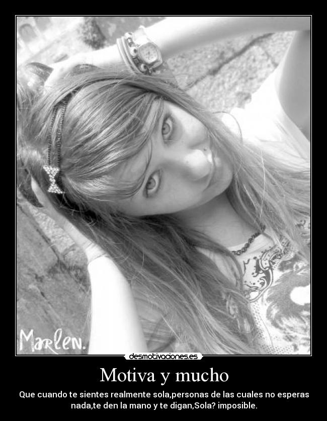 Motiva y mucho -