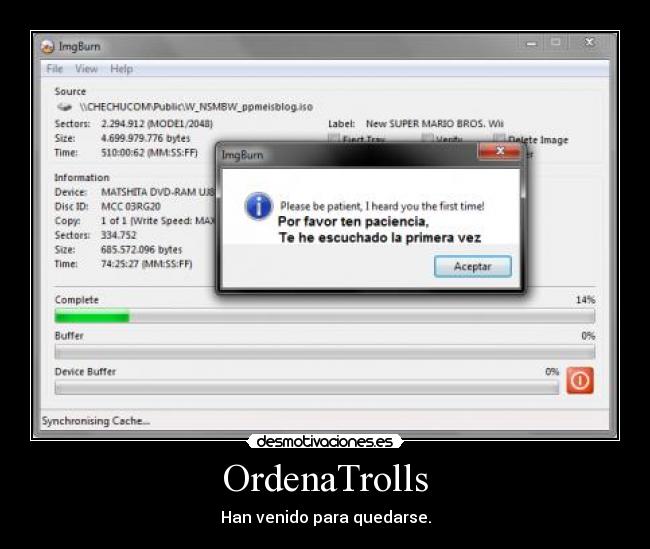 carteles ordenador troll venir quedarse imgburn desmotivaciones