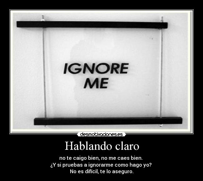 Hablando claro -
