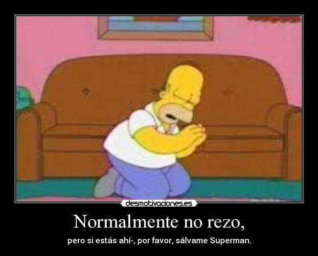 Normalmente no rezo, - 