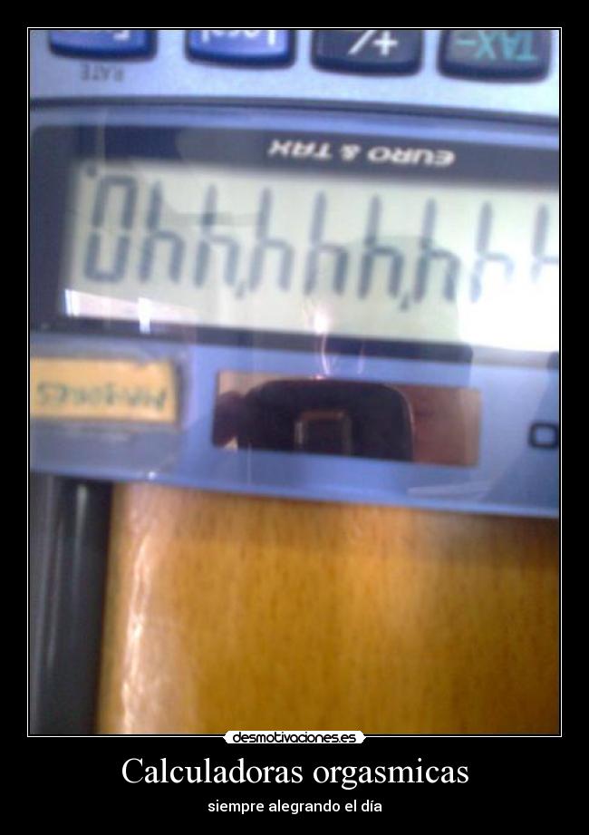Calculadoras orgasmicas - 